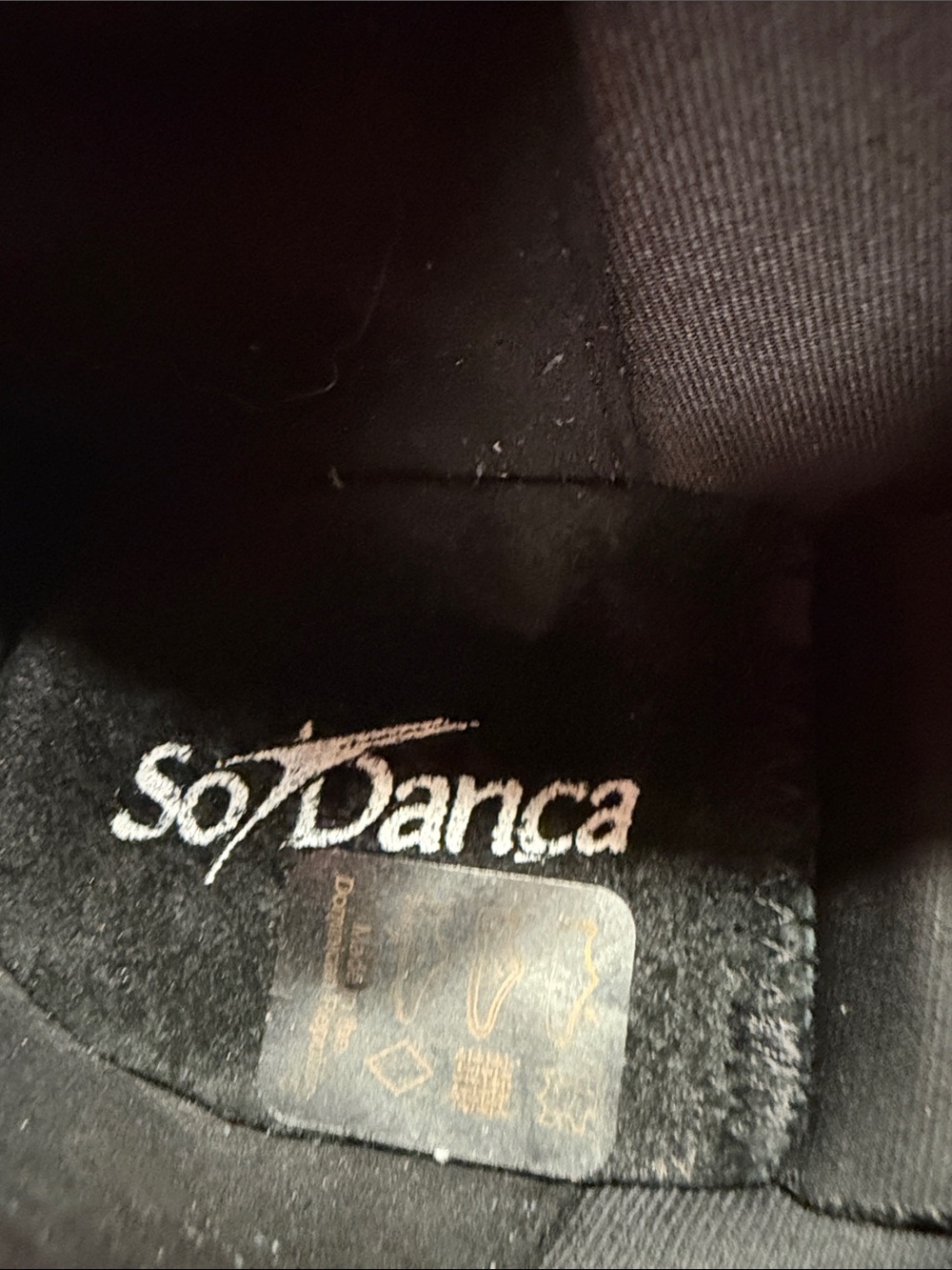 So Danca JZ-43 Adult Jazz leather Split Sole Shoe Arch Hugging Neoprene 7.5 New - Picture 4 of 7